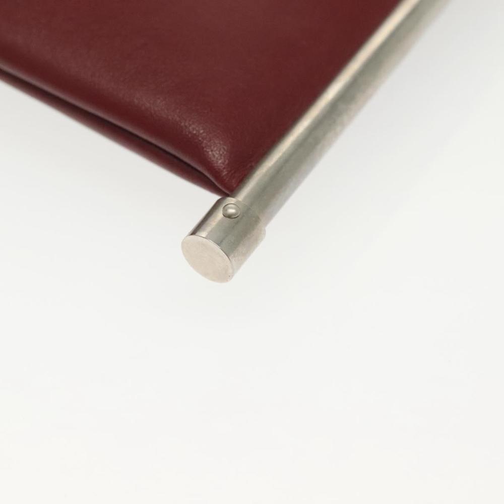 Chloe Shoulder Bag Leather 2way Bordeaux Gold Silver Auth bs29200 - Picture 16 of 16